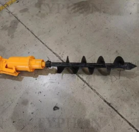 2.5 ton Excavator Attachment Hydraulic Earth Auger Post Hole Digger 8inch Diameter TERROR X2 PRO