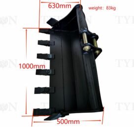 2ton Excavator Attachment 1000mm Rock Bucket Heavy Duty Trenching Bucket 39 inch TERROR X2 PRO