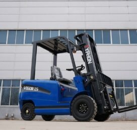 New 2025 TYPHON VIGOR 1.5 Blue Electric Forklift 1.5 Ton Lifter Lift Truck Jitney Hi-Lo