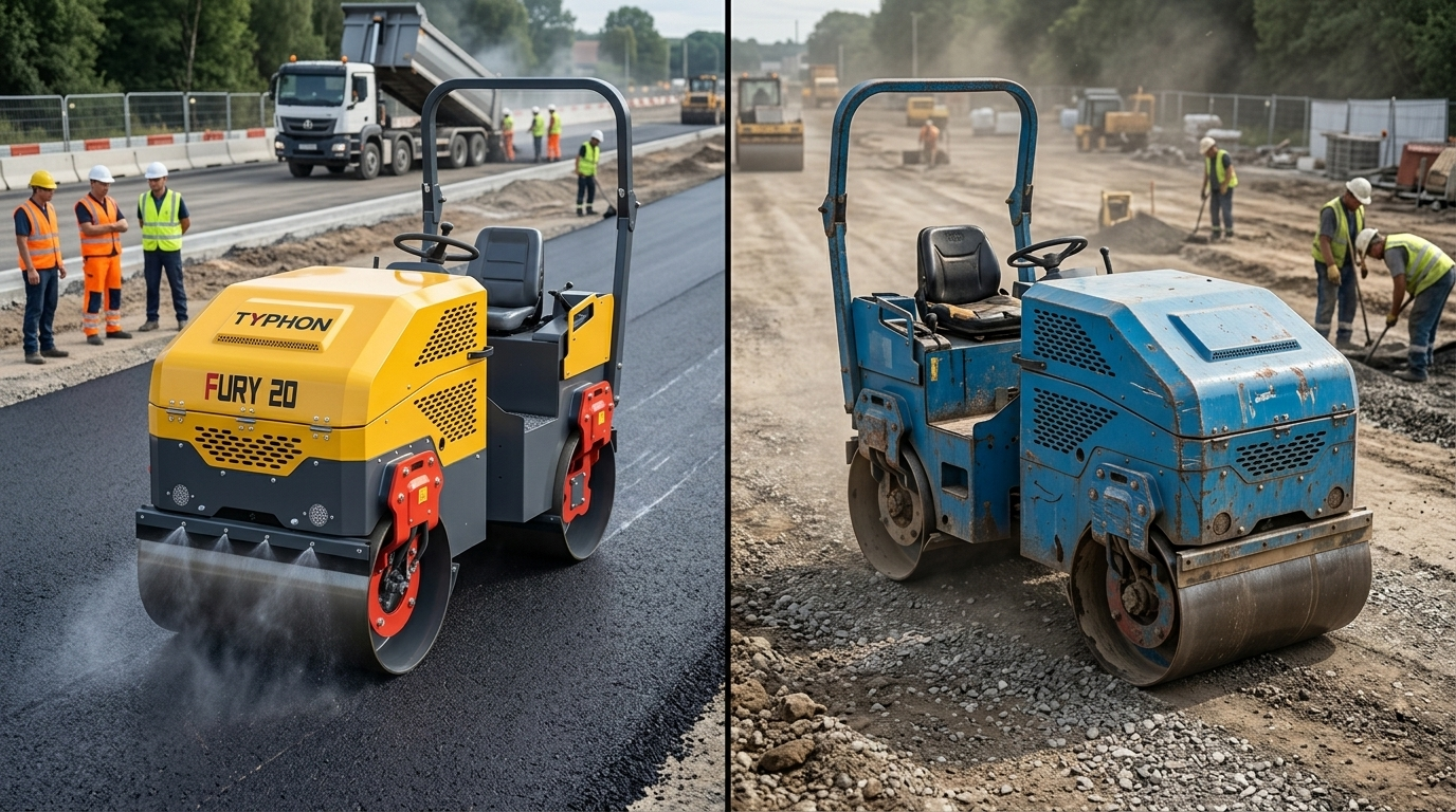 New vs used road roller comparison