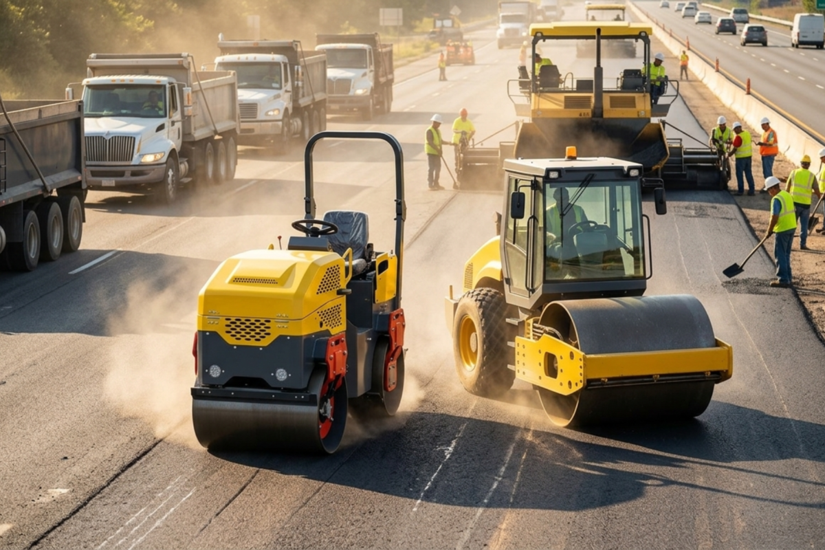 Single Drum vs Double Drum Road Rollers: Which One Should You Use?