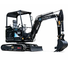 TYPHON TERROR X2 Max Canopy Mini Excavator Powerful 2.5 Ton Compact Machine with Yanmar Engine Advanced Hydraulic System