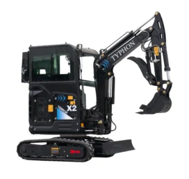 TYPHON TERROR X2 MAX 2.7-Ton Mini Excavator Powerful, Yanmar Engine, Cabin with A/C & Heater, Pilot Control, Boom Swing