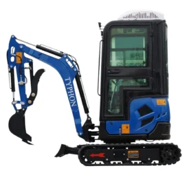 2025 4,000 lb TYPHON TERROR XVII Cabin Mini Excavator Rubber Track with Kubota D902 Diesel Engine USA
