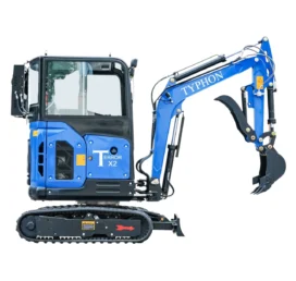 TYPHON TERROR X2 Mini Excavator 2.7 Ton EPA Diesel Kubota V1505 Engine USA