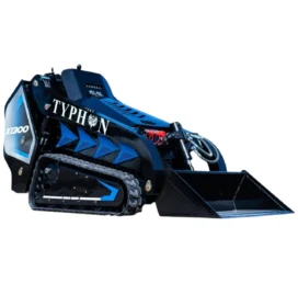 3040lbs TYPHON STOMP X1300 25HP Kubota D1105 EPA Diesel Mini Skid Steer Loader