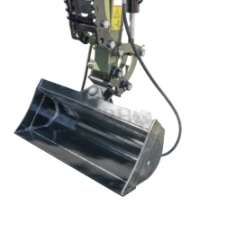800mm Tilting Bucket Attachment Hydraulic Digging Bucket USA for TERROR XXV and other 2.1-3 Ton Mini Excavators