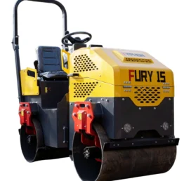 TYPHON FURY 15 Mini Road Roller 1.5Ton 13.5 hp B&S Gas Engine Hydraulic Steering