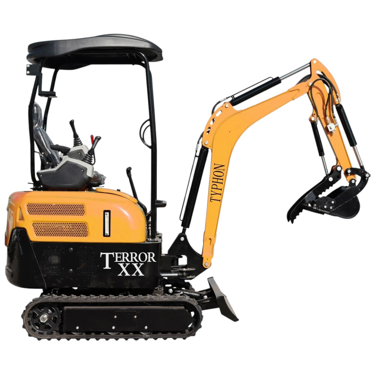2025 4,000 lb TYPHON TERROR XX Mini Excavator Rubber Track with Kubota D902 Diesel Engine USA - Image 3
