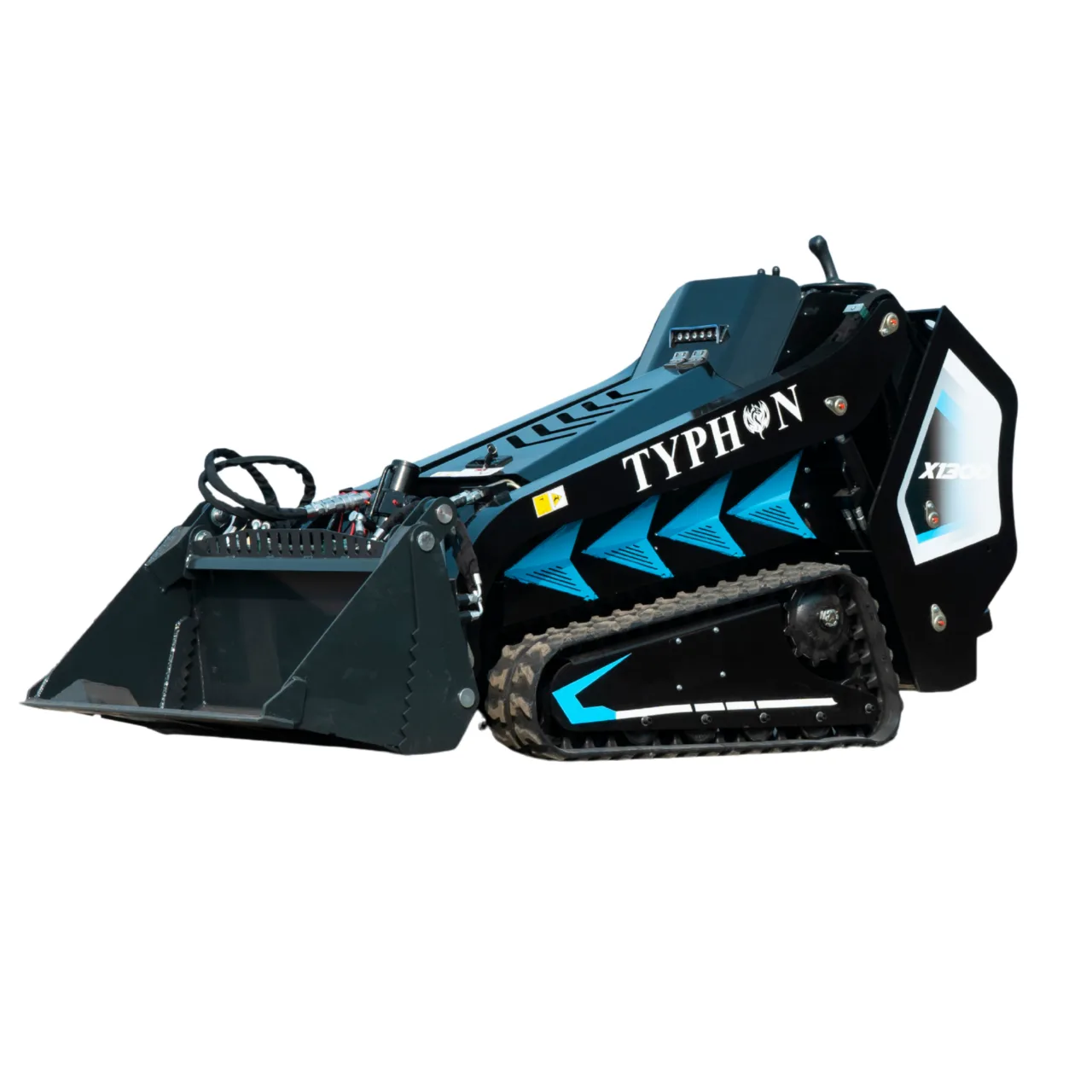4-In-1 Bucket Combo Mini Skid Steer attachment for TYPHON STOMP X1300 & STOMP 509 - Image 4
