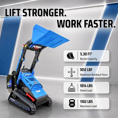 Brand New TYPHON STOMP V900 Mini Track Loader Kubota D1105 25HP Diesel Stand-On Skid Steer EPA / EU Stage V - Image 9
