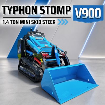 Brand New TYPHON STOMP V900 Mini Track Loader Kubota D1105 25HP Diesel Stand-On Skid Steer EPA / EU Stage V - Image 10