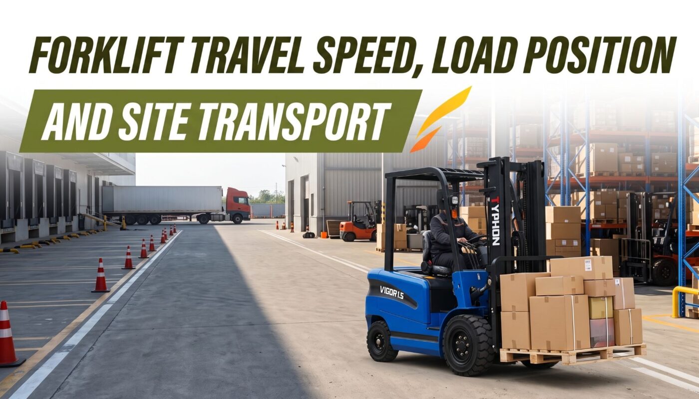 Forklift Travel Speed, Load Position, and Site Transport Forklift Travel Speed, Load Position, and Site Transport