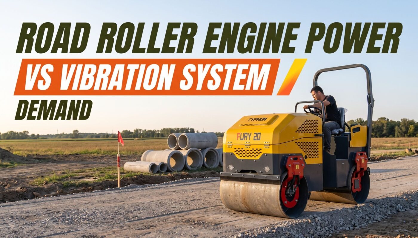 Road Roller Engine Power vs Vibration System Demand Road Roller Engine Power vs Vibration System Demand