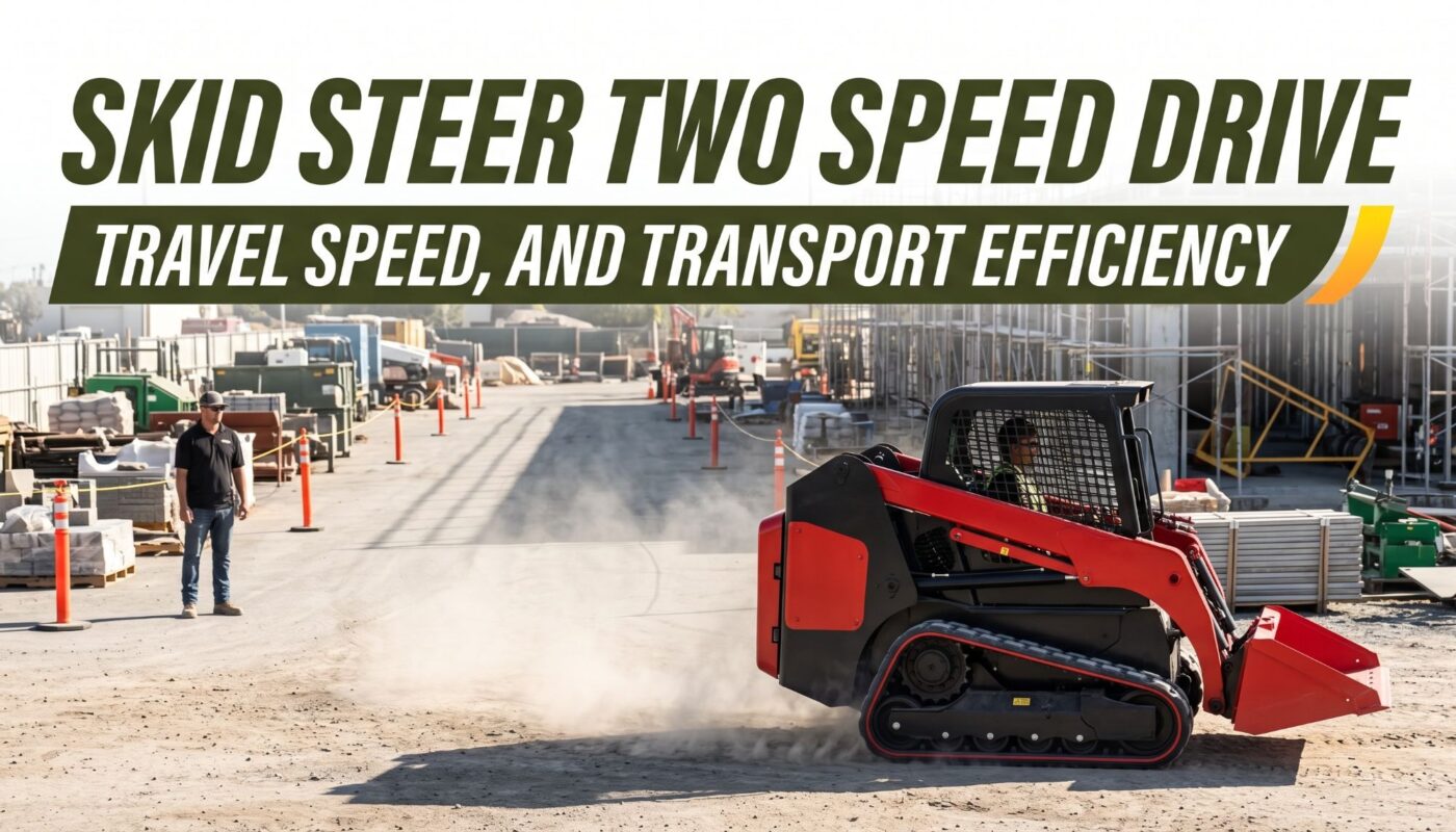 Skid Steer Two Speed Drive, Travel Speed, and Transport Efficiency Skid Steer Two Speed Drive, Travel Speed, and Transport Efficiency